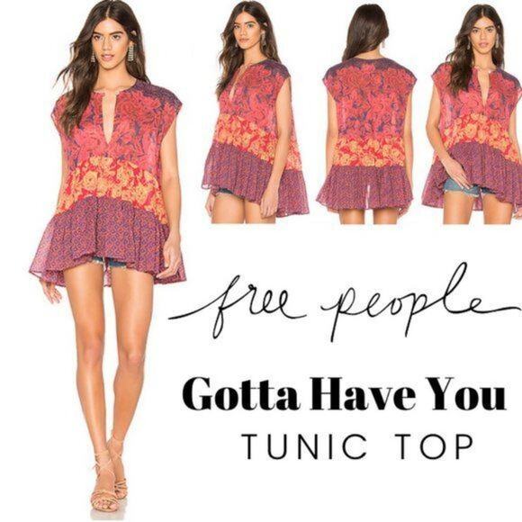 Free People Tops - FREE PEOPLE Gotta Have You Top SZ SMALL oversized NWOT